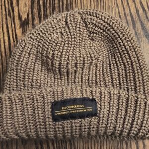 REI CO-OP KIDS TAN/BROWN BEANIE
